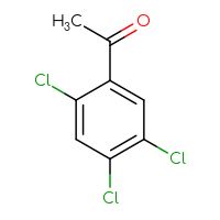 Chemical structure of 1-(2,4,5-trichlorophenyl)ethan-1-one - CSSB00010883557