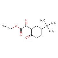 Chemical structure of ethyl 2-(5-tert-butyl-2-oxocyclohexyl)-2-oxoacetate - CSSB00005563425