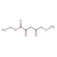 Chemical structure of ethyl 5-methoxy-2,4-dioxopentanoate - CSSB00013055298