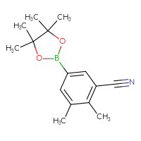 Chemical structure of 2,3-dimethyl-5-(4,4,5,5-tetramethyl-1,3,2-dioxaborolan-2-yl)benzonitrile - CSSB00010068910