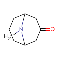 Chemical structure of 9-methyl-9-azabicyclo[3.3.1]nonan-3-one - CSSB00011214917