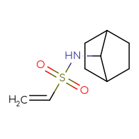 Chemical structure of N-{bicyclo[2.2.1]heptan-7-yl}ethene-1-sulfonamide - CSMB06619855947