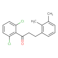 Chemical structure of 1-(2,6-dichlorophenyl)-3-(2,3-dimethylphenyl)propan-1-one - CSSB00020571383