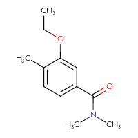 Chemical structure of 3-ethoxy-N,N,4-trimethylbenzamide - CSSB00103306573