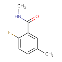 Chemical structure of 2-fluoro-N,5-dimethylbenzamide - CSSB00011692853