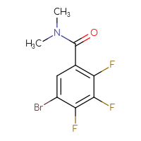 Chemical structure of 5-bromo-2,3,4-trifluoro-N,N-dimethylbenzamide - CSSB04022431485
