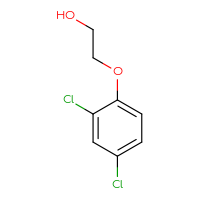 Chemical structure of 2-(2,4-dichlorophenoxy)ethan-1-ol - CSSB00000205304