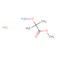 Chemical structure of methyl 2-(aminooxy)-2-methylpropanoate hydrochloride - CSSB00010982016
