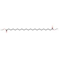 Chemical structure of 1,22-dimethyl docosanedioate - CSSB00102632429