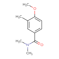 Chemical structure of 4-methoxy-N,N,3-trimethylbenzamide - CSSB00032485936