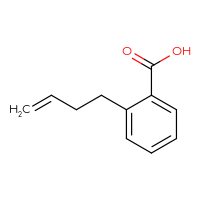Chemical structure of 2-(but-3-en-1-yl)benzoic acid - CSSB00000079322