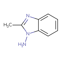 Chemical structure of 2-methyl-1H-1,3-benzodiazol-1-amine - CSSB00000707379