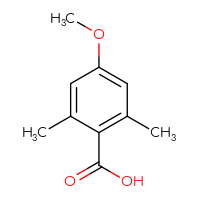 Chemical structure of 4-methoxy-2,6-dimethylbenzoic acid - CSSB00000077298