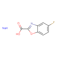 Chemical structure of 5-fluoro-1,3-benzoxazole-2-carboxylic acid sodium hydride - CSSB14831790012