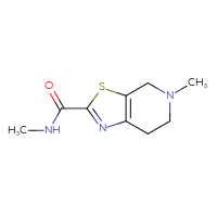 Chemical structure of N,5-dimethyl-4H,5H,6H,7H-[1,3]thiazolo[5,4-c]pyridine-2-carboxamide - CSSB00000700811