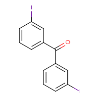 Chemical structure of bis(3-iodophenyl)methanone - CSSB00009995184