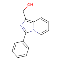 Chemical structure of {3-phenylimidazo[1,5-a]pyridin-1-yl}methanol - CSSB00020602506