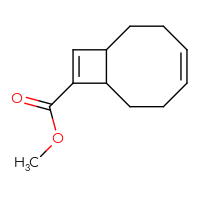 Chemical structure of methyl (4Z)-bicyclo[6.2.0]deca-4,9-diene-9-carboxylate - CSSB00133013818