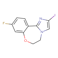 Chemical structure of 12-fluoro-4-iodo-9-oxa-3,6-diazatricyclo[8.4.0.0²,⁶]tetradeca-1(14),2,4,10,12-pentaene - CSSB00010870586