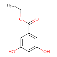 Chemical structure of ethyl 3,5-dihydroxybenzoate - CSSB00011827669
