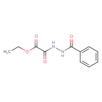 Chemical structure of ethyl 2-oxo-2-(phenylformohydrazido)acetate - CSSB14823743747
