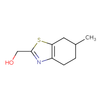 Chemical structure of (6-methyl-4,5,6,7-tetrahydro-1,3-benzothiazol-2-yl)methanol - CSSB00011775537