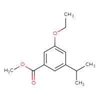Chemical structure of methyl 3-ethoxy-5-(propan-2-yl)benzoate - CSSB06447304799