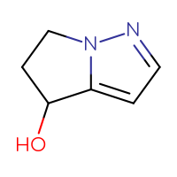 Chemical structure of 4H,5H,6H-pyrrolo[1,2-b]pyrazol-4-ol - CSSB00161107222