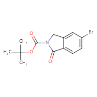 Chemical structure of tert-butyl 5-bromo-1-oxo-2,3-dihydro-1H-isoindole-2-carboxylate - CSSB00010115584