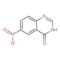 Chemical structure of 6-nitro-3,4-dihydroquinazolin-4-one - CSSB00000183171