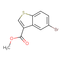 Chemical structure of methyl 5-bromo-1-benzothiophene-3-carboxylate - CSSB00012347223