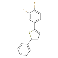 Chemical structure of 2-(3,4-difluorophenyl)-5-phenylthiophene - CSSB06582721726