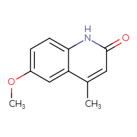 Chemical structure of 6-methoxy-4-methyl-1,2-dihydroquinolin-2-one - CSSB00000010297