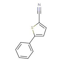 Chemical structure of 5-phenylthiophene-2-carbonitrile - CSSB00000078640