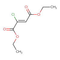 Chemical structure of 1,4-diethyl (2Z)-2-chlorobut-2-enedioate - CSSB00020654257