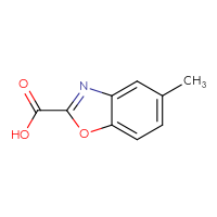 Chemical structure of 5-methyl-1,3-benzoxazole-2-carboxylic acid - CSSB00000099478