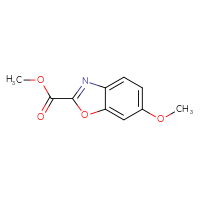 Chemical structure of methyl 6-methoxy-1,3-benzoxazole-2-carboxylate - CSSB00010893637