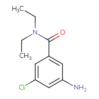 Chemical structure of 3-amino-5-chloro-N,N-diethylbenzamide - CSSB00012941388