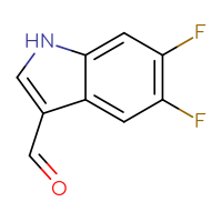 Chemical structure of 5,6-difluoro-1H-indole-3-carbaldehyde - CSSB00000097326