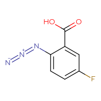 Chemical structure of 2-azido-5-fluorobenzoic acid - CSSB00010400884