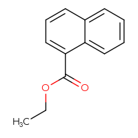 Chemical structure of ethyl naphthalene-1-carboxylate - CSSB00000170493