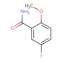 Chemical structure of 5-iodo-2-methoxybenzamide - CSSB00010005436