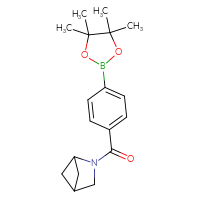 Chemical structure of 2-[4-(4,4,5,5-tetramethyl-1,3,2-dioxaborolan-2-yl)benzoyl]-2-azabicyclo[2.1.1]hexane - CSSB02522298115