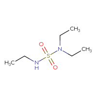Chemical structure of diethyl(ethylsulfamoyl)amine - CSSB00000750084
