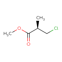 Chemical structure of methyl (2R)-3-chloro-2-methylpropanoate - CSSB00009822478