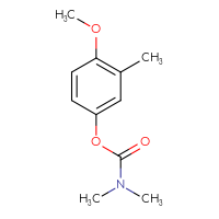 Chemical structure of 4-methoxy-3-methylphenyl N,N-dimethylcarbamate - CSSB21432470464