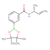 Chemical structure of N-[(2R)-but-3-en-2-yl]-3-(4,4,5,5-tetramethyl-1,3,2-dioxaborolan-2-yl)benzamide - CSSB21331713435