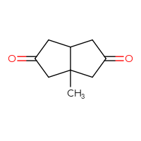 Chemical structure of 3a-methyl-octahydropentalene-2,5-dione - CSSB00010447818