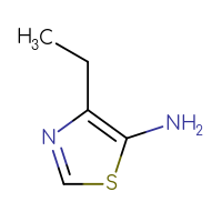 Chemical structure of 4-ethyl-1,3-thiazol-5-amine - CSSB00000691518