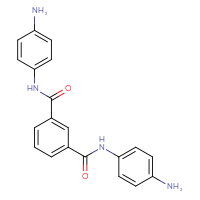 Chemical structure of N1,N3-bis(4-aminophenyl)benzene-1,3-dicarboxamide - CSSB00159719295